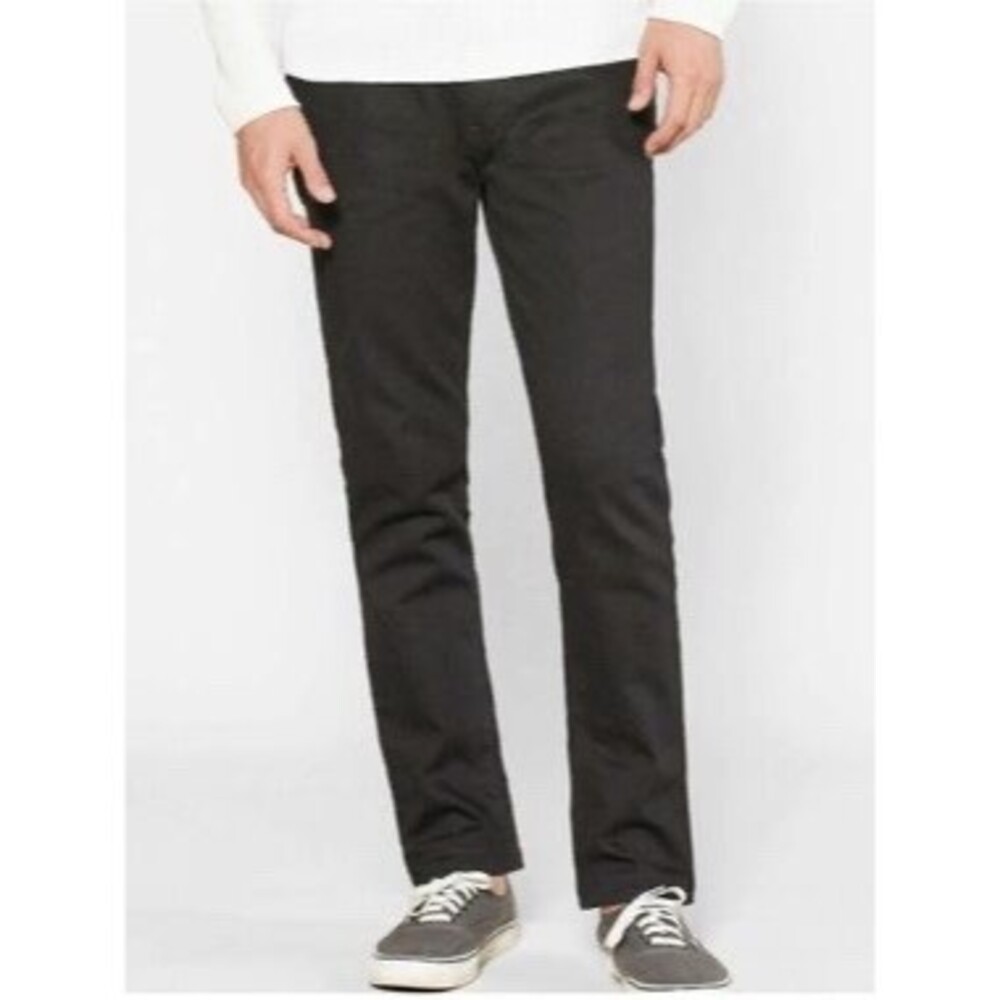 Outerknown S.E.A. Jeans Men's Pitch Black Drifter Tapered Fit 5-Pocket Jeans